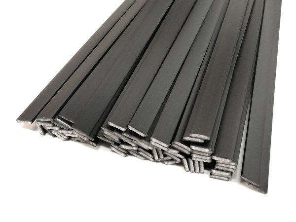 Plastique baguettes de soudure ABS 8x2mm Plat Noir 1kg barres top | az-reptec